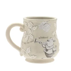 White Rabbit Embossed Mug