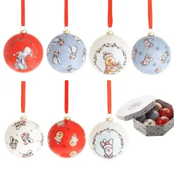 Winnie The Pooh Baubles Set of 7