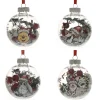 Winnie the Pooh Baubles Set of 4