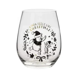 Winnie the Pooh Christmas Glasses Set of 2