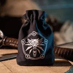 Witcher Geralt School of the Wolf Dice Pouch Terningpose, Witcher
