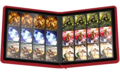 Zipfolio 24-Pocket Quadrow Red XenoSkin (480) Portfolio